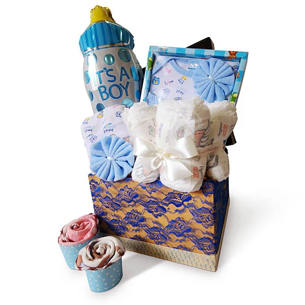 New Arrival - Newborn Baby Shower Clothes Gift Hamper