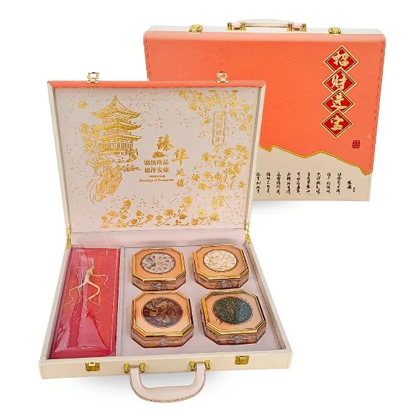 Auspicious Oriental Gift Hamper - Ginseng, Panax, Pilose Antler