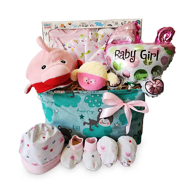 Dream Baby - Newborn Baby Shower Hamper Clothes Set
