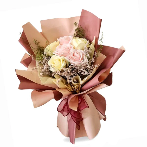 Everlasting Roses - Scented Soap Flowers Bouquet