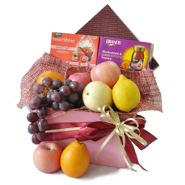 Fruity Essence Hamper - Brand Lutein Essence & Innershine Mato Bright with Fresh Fruits