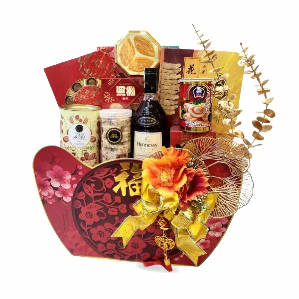 Red Treasure Oriental Hamper - Chinese Delicacies Gift