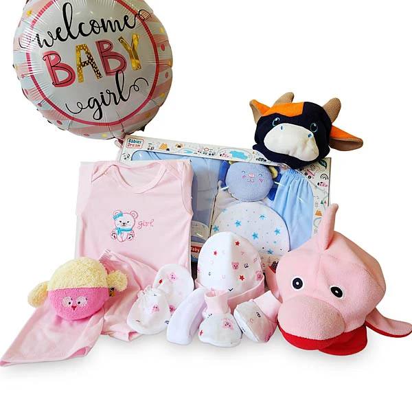 Welcome Baby - Newborn Bebe Clothes Gift Hamper