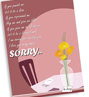 Deeply Really Sorry Custom Apology Card