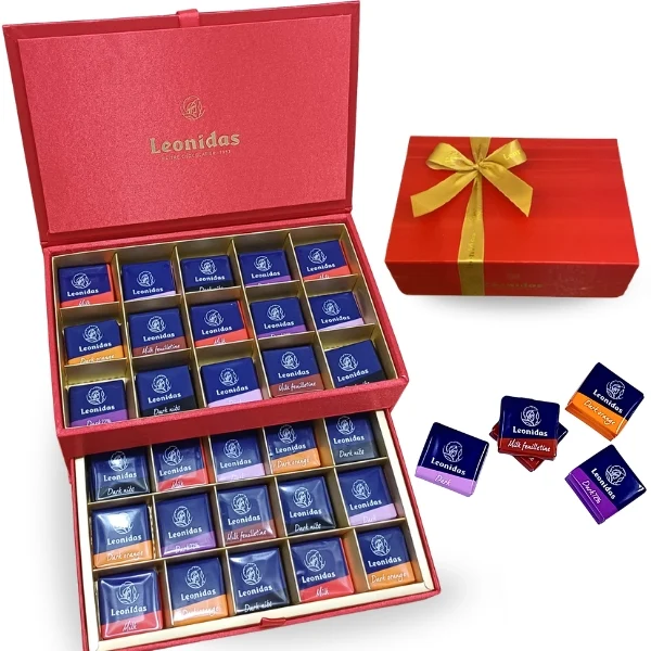 Send Leonidas Luxurious Neapolitan Chocolates 60pc with your flowers & gifts. Delivery within Kuala Lumpur, Petaling Jaya & nationwide Malaysia.